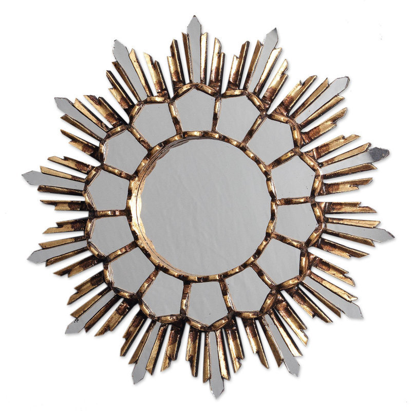 Miroir mural en bois doré empire gilded cèdre Waddon