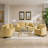 Whittier Camel Upholstered Loveseat