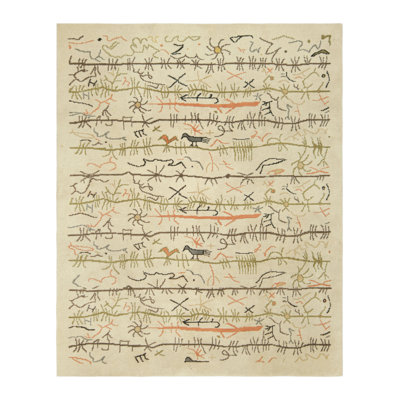 Hand Knotted Wool Rug