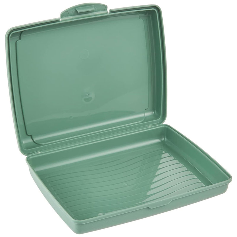 Set of 3 Clip Lock Fresh Food Container, Green
