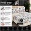 Complete Bedding Set Bliss Pink Floral Duvet Cover, Matching Fitted Sheet & Pillowcases-119317787