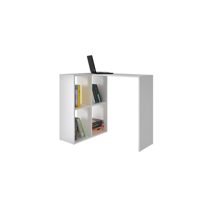 Set L-Shaped Executive Desk, White