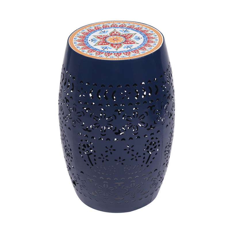 Ruby12" Side Table , Dark Blue