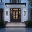 Beech 4000K Dimmable LED Outdoor Wall Light With Color Temperature Switch from 2700K/3000K/3500K/4000K, Weather Resistant Powder Coated Finish-1023611343-1023611342