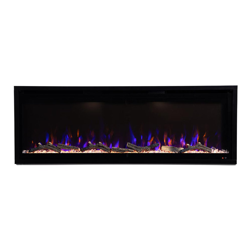 Wyman Linear Stone Mantel & 50" Firebox Me-2408m-stn-50