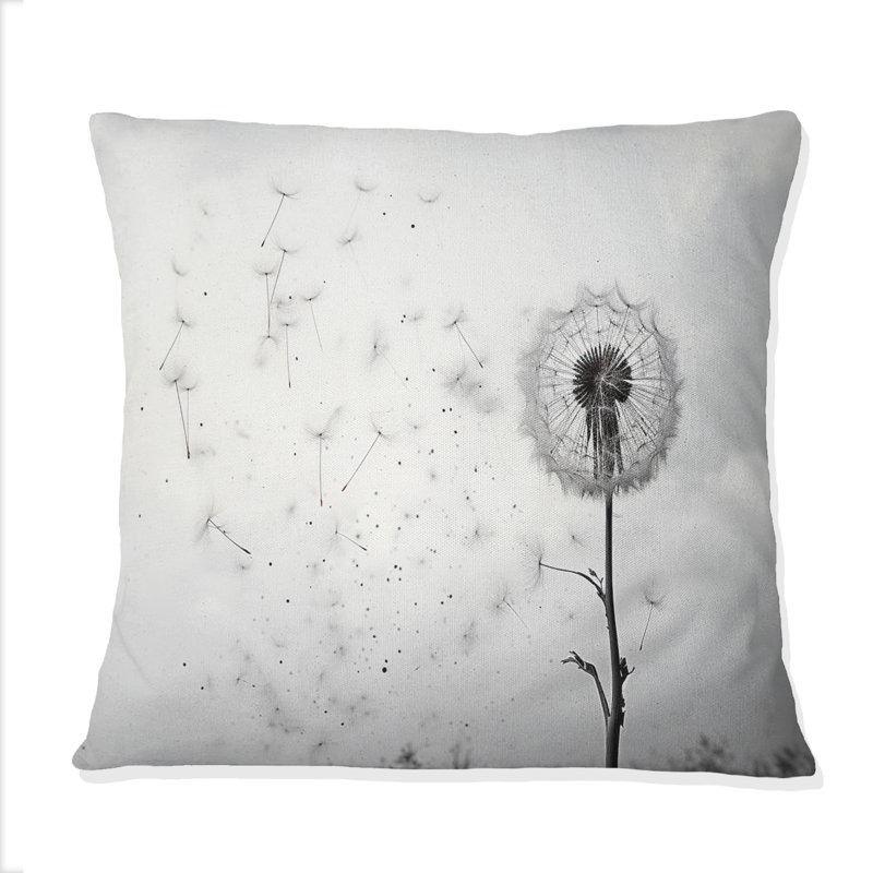 Coussin Minimalisme Dandelion Natures Fragilité I