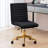 Modern Velvet Office Task Chair, Armless Swivel Computer Desk Chair for Home Office-721150932