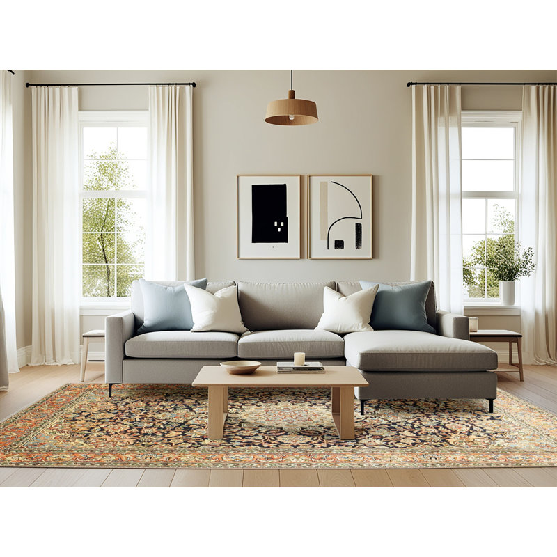 Kaylen Oriental Indoor Rug, Rectangle 6' x 9'