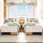 Twin Size Bed Frame With 2 Storage Drawers Wood Platform Bed With Headboard-877316-15733432