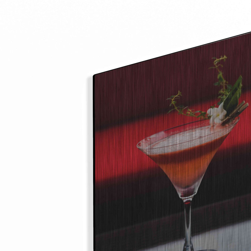 "Cocktail" par Luxe Metal Portfolio, H 16 po x l 12 po