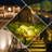 Black Low Voltage Solar Powered Integrated LED Spot Light (Set of 6)