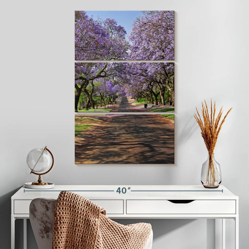 Sireci Jacaranda Trees, 32" H x 20" W