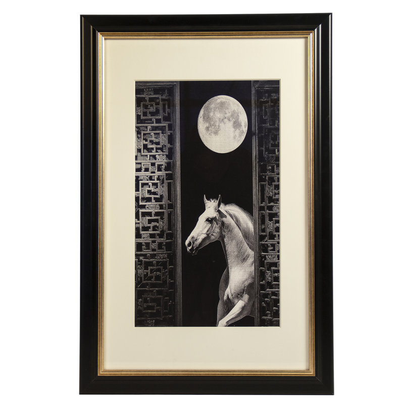 Horse And Moon Print