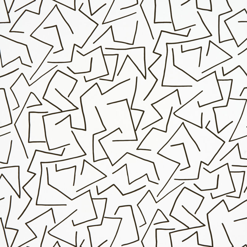 Papier peint Schumacher x Hadiya Williams Tangent, Ivoire