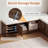 Extendable Breakfast Nook Table Set with Storage Benches & Stools, 6-Piece Corner Dining Table Set-175091331-175091332-175091329