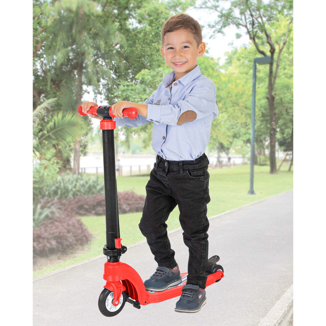 Pilsan 07-360 Children's Outdoor Ride-On Toy Sport Scooter For Ages 6+, Blue Pilsan 