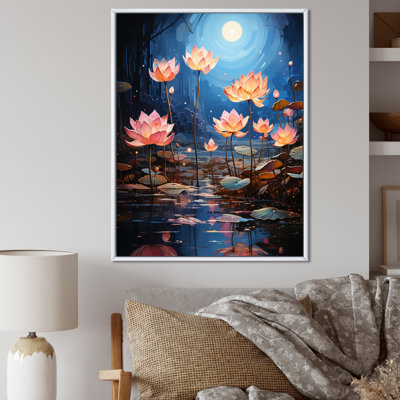 " Lotus Bloom Between The Lilly Pads II "