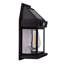Reisy Matte Black 17cm H Solar Powered Integrated LED Outdoor Sconce with Dusk to Dawn