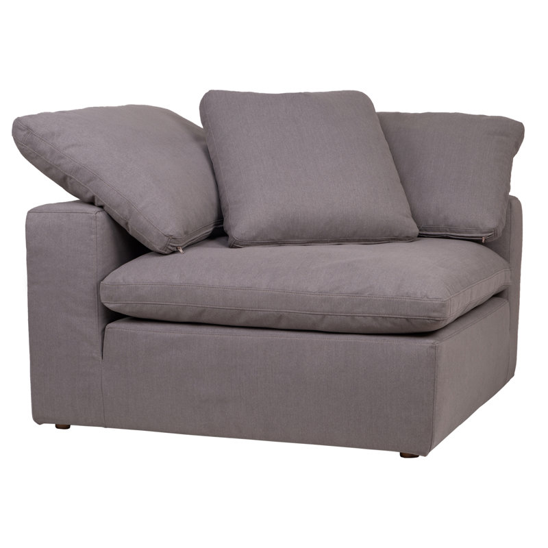 Fauteuil d'angle Tila Livesmart, Performance gris clair
