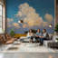 Papier peint nuages paysage impressionniste-2136567557-2136567558