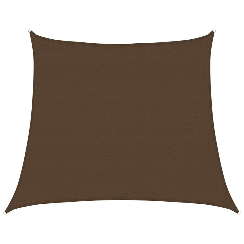 4m x 5m Trapezium Shade Sail, Brown