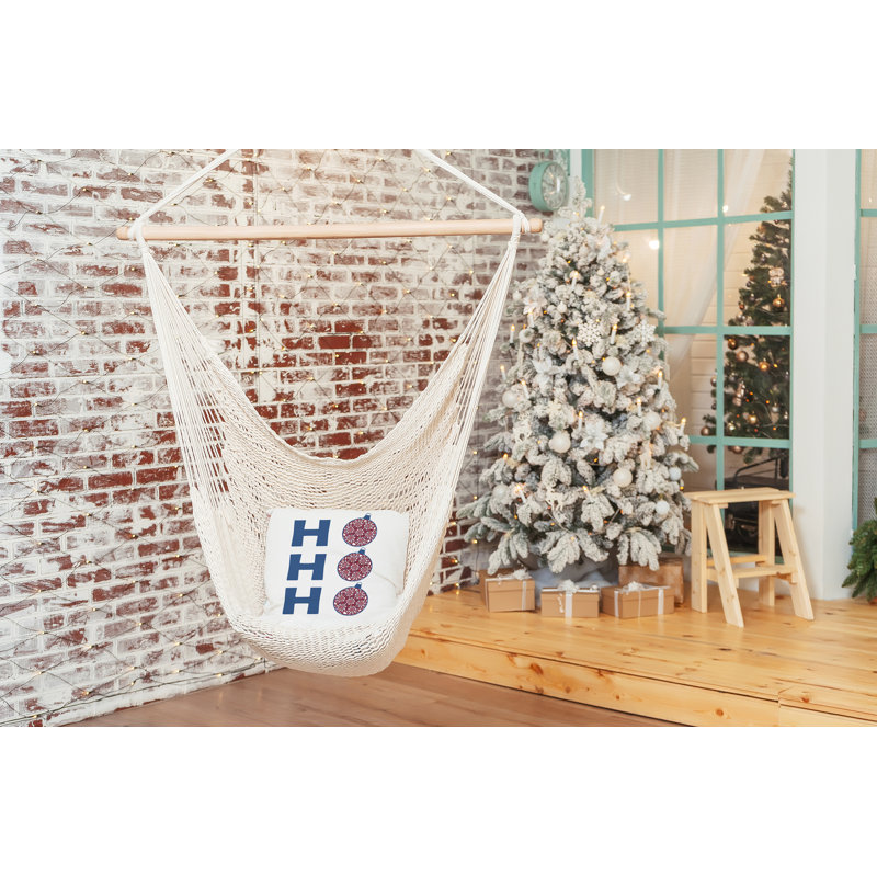 Coussin intérieur / extérieur Ho Ho Ho, H 16 po x l 16 po, Île Seymour Nord, Galapagos