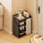 Multi Layer Dust-Proof Shoe Rack, Narrow Seam Storage, Household Bamboo Reinforced Shoe Cabinet, High Top Boots Suitable For Simple And Space Saving Use