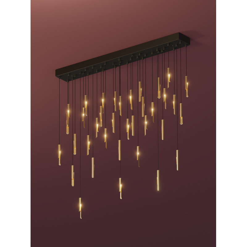 Loci Chandelier, Matte Black