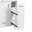 Meuble-lavabo de salle de bain avec lavabo, armoire de salle de bain avec tablette de porte, tiroir profond-885607857