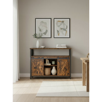 Particle Board Rectangle Accent Cabinet