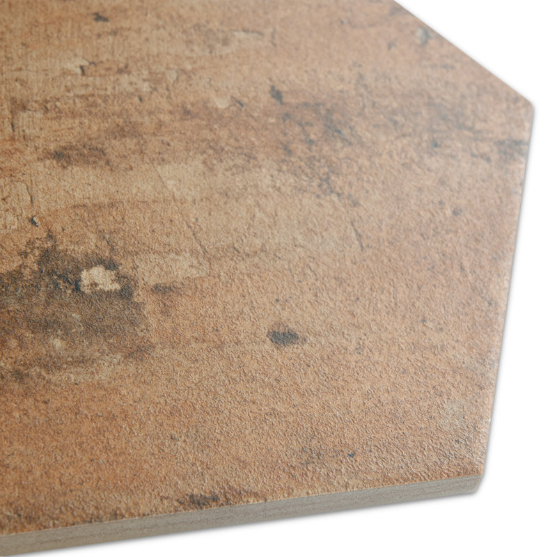 Carreau de porcelaine espagnol pour mur et plancher 10 po x 11 po Terre