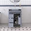 Ensemble de meuble-lavabo autoportant 24 po avec comptoir en céramique 24 po-147801278-147801274