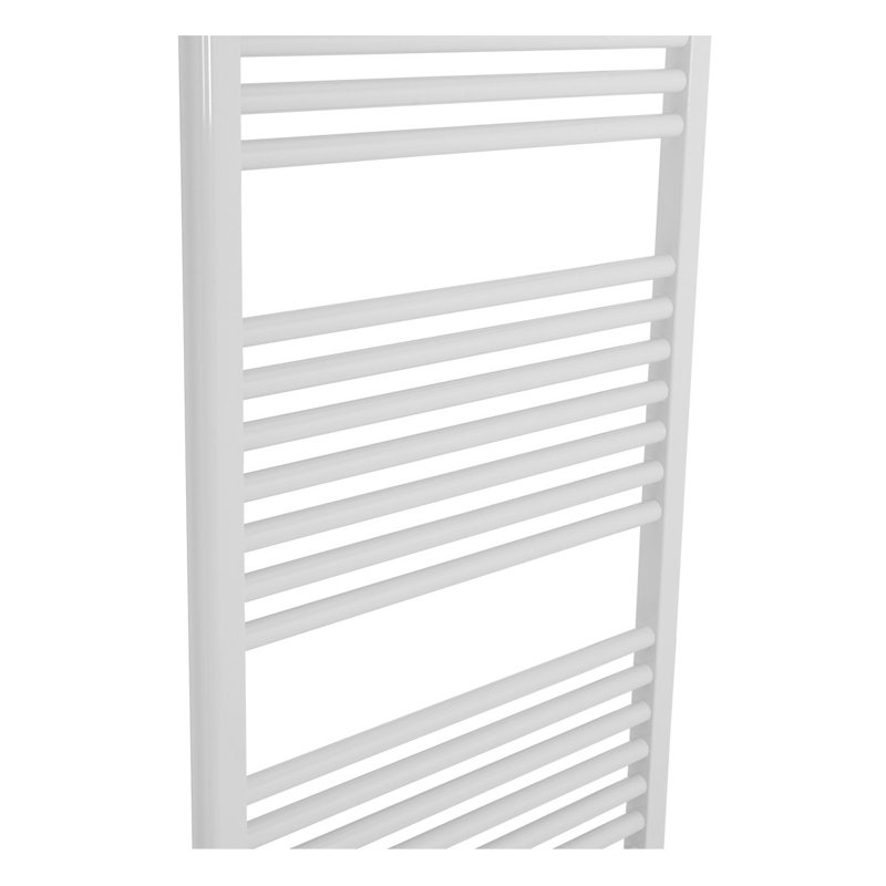 Straight Towel Rail Heated Towel Rails, 150 cm H x 60 cm W x 3 cm D, White
