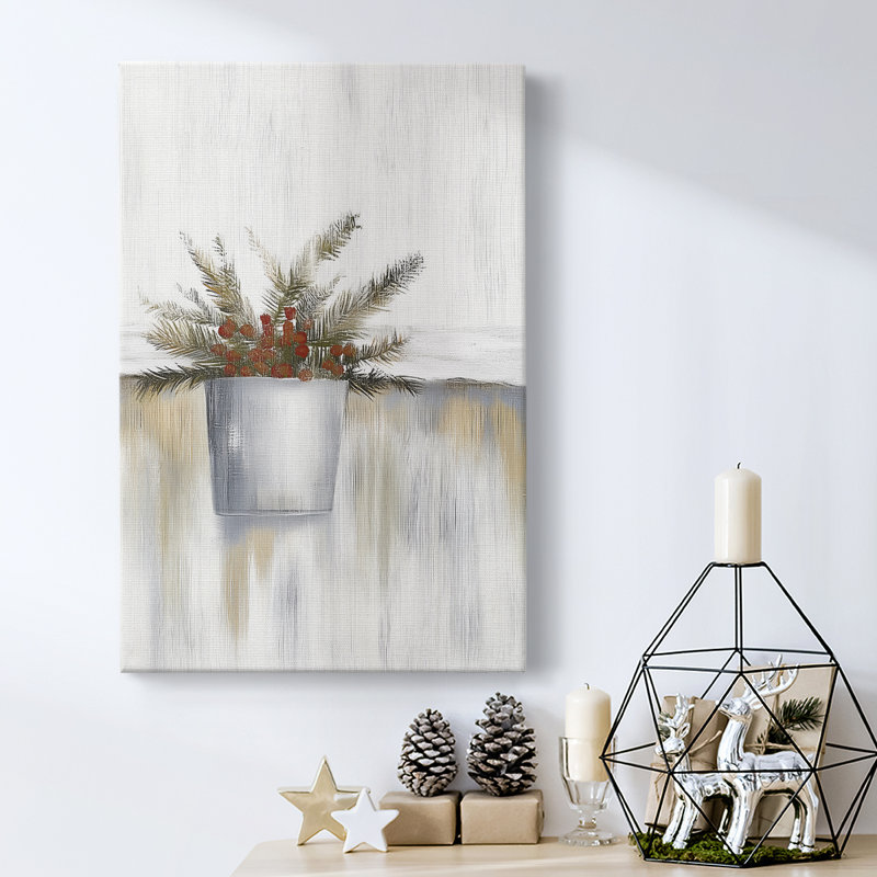 Art des Fêtes de Noël - Toile tendue avec châssis CDX III, H 60 po x l 40 po