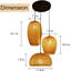 Ajhane 3- Light Lantern Bowl LED Pendant