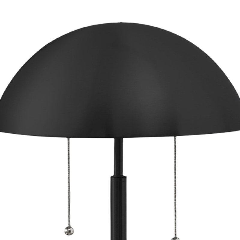 Lighting, 20"h, Table Lamp, Metal, Contemporary, Black, Black