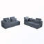 Canapé modulaire rembourré en L-63555400