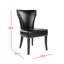 Chaise Parsons en bois massif rembourrée en coton Jappic-1676266178
