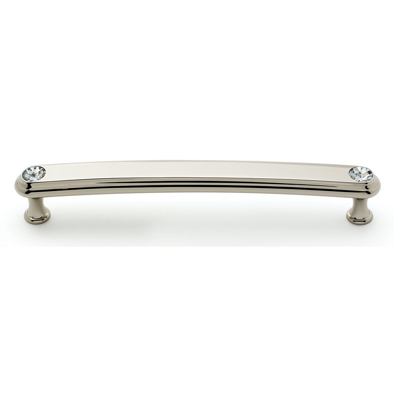 Classic Traditional 4" Center to Center Bar Pull, Polished Nickel, 6"