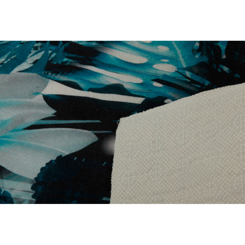 Stylish Woven Carpet (4 x 6 ft), 100% Polyester, 0.4 in Pile Height | Antibacterial, Non-Slip Underside | Machine Washable, 3D Digital Printing | Perfect for Living Room, Bedroom, and Home Decor
