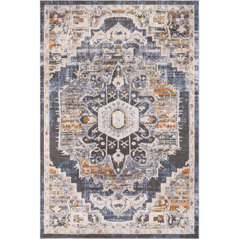 Ketrick Oriental Indoor Rug, Rectangle 7'7" x 10'2"