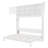 Queen Size Wall Murphy Bed With Ample Storage Space And Chevron Stripes