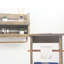 Tablette décorative en bois massif 2 pièces Alves