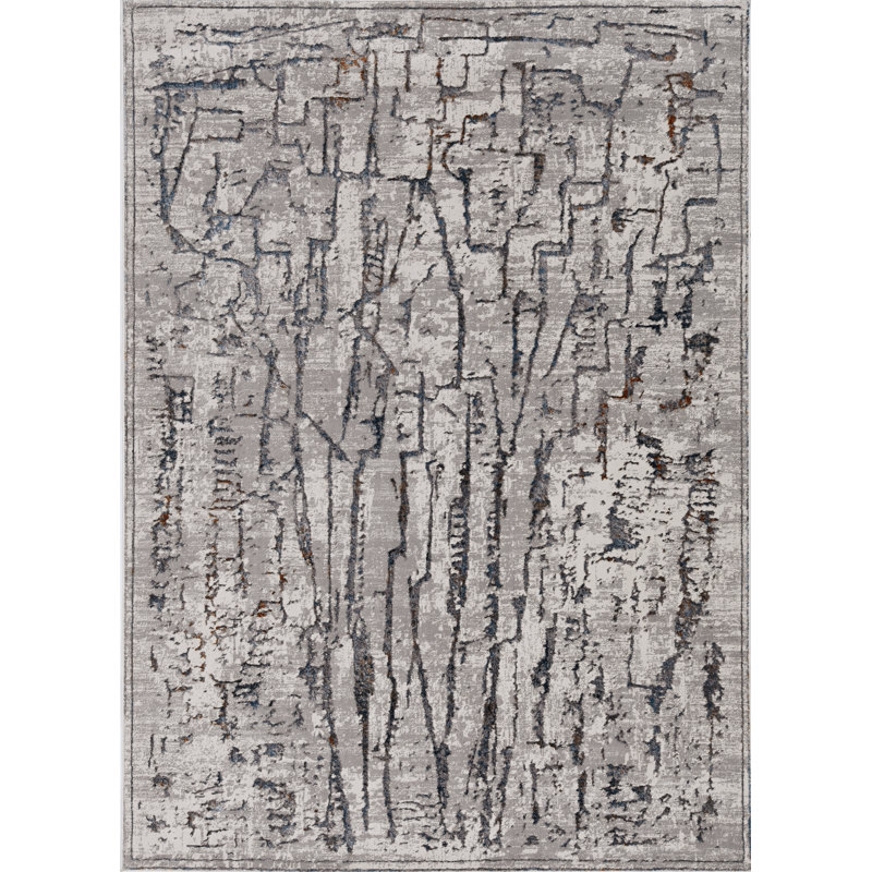 Geometric Indoor Rug, Rectangle 5'3" x 7'7"
