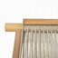 Fauteuil club d'extérieur en bois d'acacia