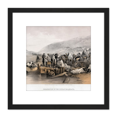 Simpson Crimean War Balaklava Sick Wounded by William Simpson - Single Picture Frame Painting