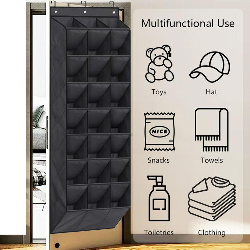 Beaury 24 Pair Overdoor Shoe Organiser