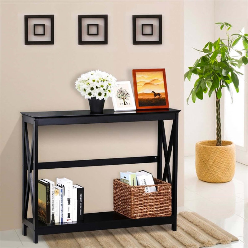 Annam 101cm Console Table, Black