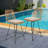 Chateau Wicker Outdoor Stool with Cushion-610767072