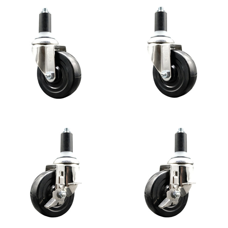 Soft Rubber Casters